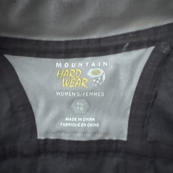 Mountain Hardwear Women's Grey Soft Shell Windstopper Full Zip Vest Size XL - Picture 4 of 5